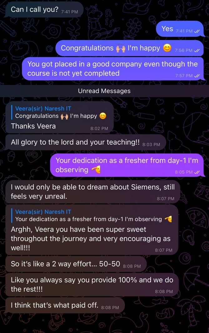 Placement student 15